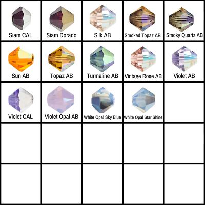 Swarovski 5328 XILION Crystal Bicone AB Beads *You Pick Size & Color*