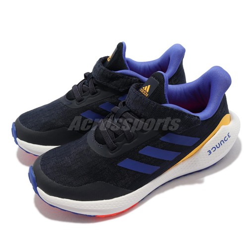 

Adidas EQ21 Run EL K Черный Синий Белый Ремень Дети Дошкольные Кроссовки GV9938, Eq21 Run El K