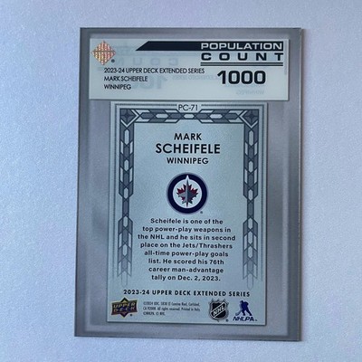 2023 Upper Deck Extended #PC-71 Mark Scheifele Population Count 1000