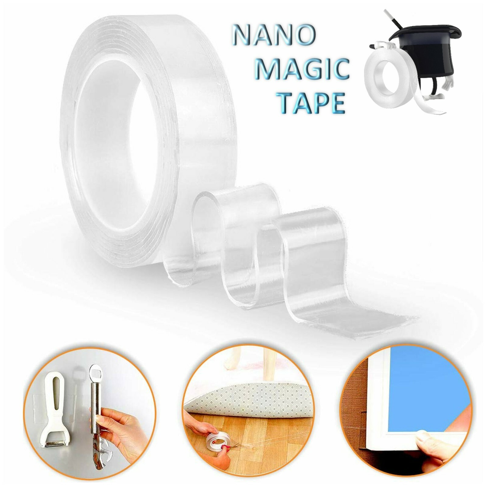 Как пользоваться нано. Поделки из нано скотча. пленка easytack clear. использование нано скотча.