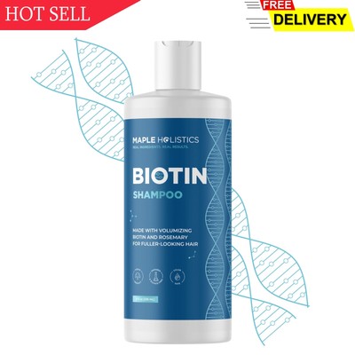 Rosemary and Biotin Shampoo for Thinning Hair - Vegan Volumizing Shampoo for ...