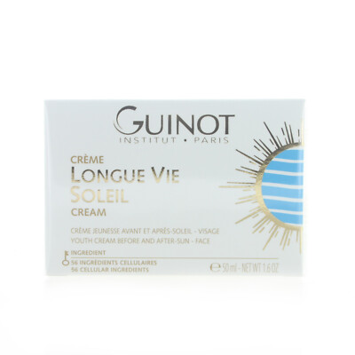 Guinot Longue Vie Soleil Youth Cream 50ml 1.6oz NEW SEALED FAST SHIP
