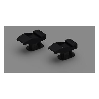 Fiamma Wall Brackets PVC Wandhalterungskit, schwarz
