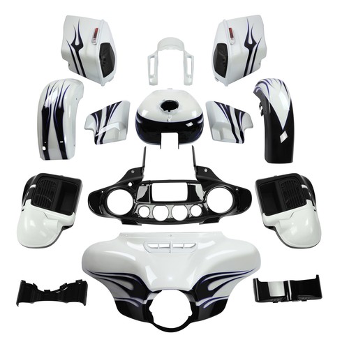 Fairing Body For Harley CVO Street Glide 14+White Amethyst
