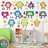 36 Pcs Shapes Bulletin Board Decorations for Classroom,Shape Posters Cutouts for Classroom Decorations Teaching Supplies with 80 Pcs Glue Point
