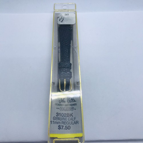 JOHN WEITZ VOGUE STRAP CALF 11MM REGULAR NEW OLD STOCK WATCH BAND 3102BK BLACK | eBay JOHN WEITZ VOGUE STRAP CALF 11MM REGULAR NEW OLD STOCK WATCH BAND 3102BK BLACK | eBay