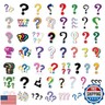 Question Mark Stickers Funny Stickers for Kids Teens Adults, Asverbet Cute Vinyl Waterproof Stickers for Water Bottles Laptop Luggage Scrapbook Stickers for Journaling(60PCS)