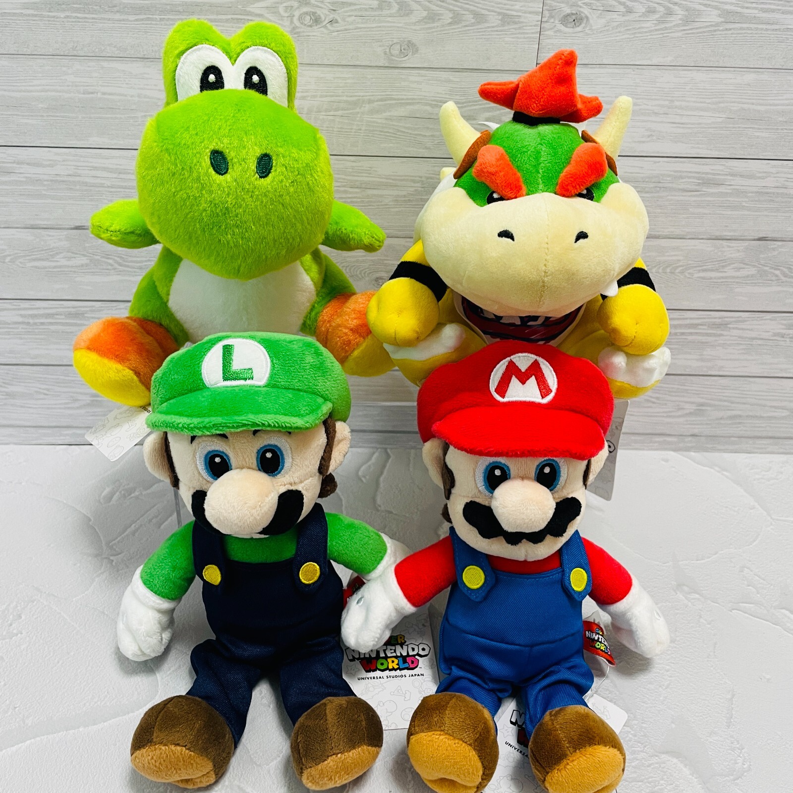 USJ Super Mario Bros. 4 types set Plush Doll toy Super
