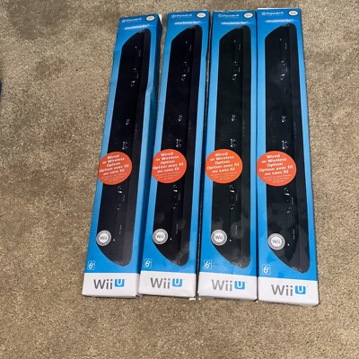 Nintendo Wii U  Wireless Ultra Sensor Bar Power A Black New Factory Sealed