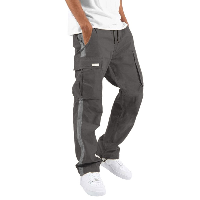 Men's Cargo Pants Multi Pocket Athletic Pants Casual Outdoor Joggers Trousers