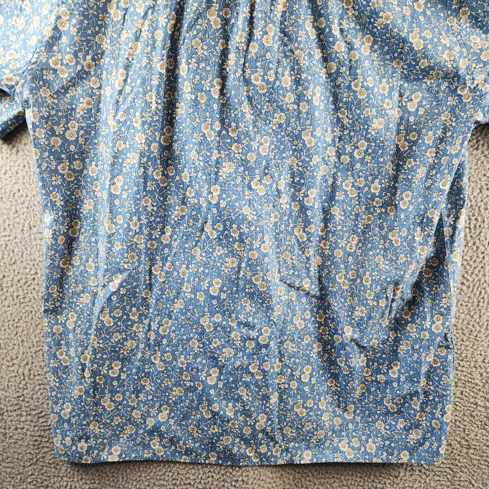 Reyn Spooner Kettle Floral Classic Fit Camp Shirt Men's 3XL Lichen Blue S/S - Picture 12 of 14