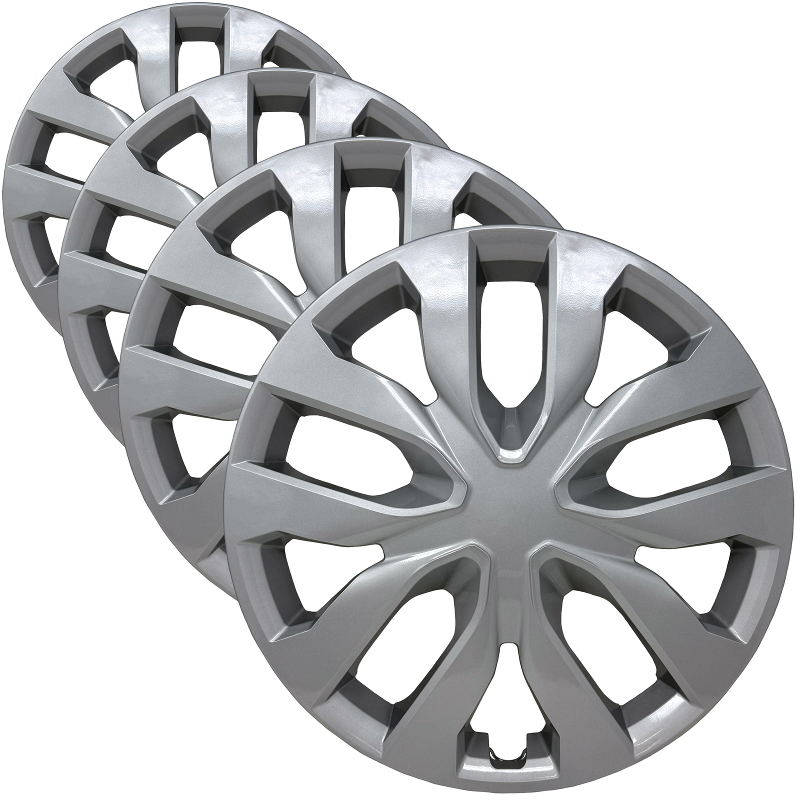 NEW Hubcap Set for Nissan Rogue 2014-2020 - Premium Replica 17-inch Silver 53094