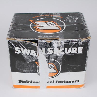 Swan 3-1/2'' 16d .222 304 Stainless Ring Shank Nails - Partial Box 4lb 9oz