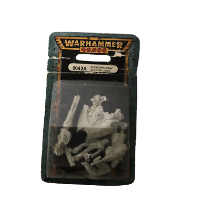warhammer 40k Eldar Anti-Grav scatter Laser Metal OOP 45
