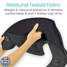 Vive Toilet Seat Cushion (Soft Cushioned Foam) - Easy Clean Soft Padded Bathroom Attachment - Elongated, Standard Seats - Comfort and Support Donut for Handicap, Adults (2