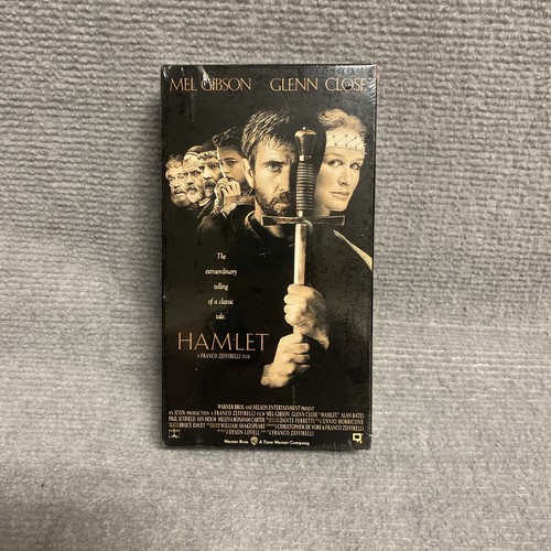Hamlet VHS Tape New 1991 William Shakespeare Mel Gibson