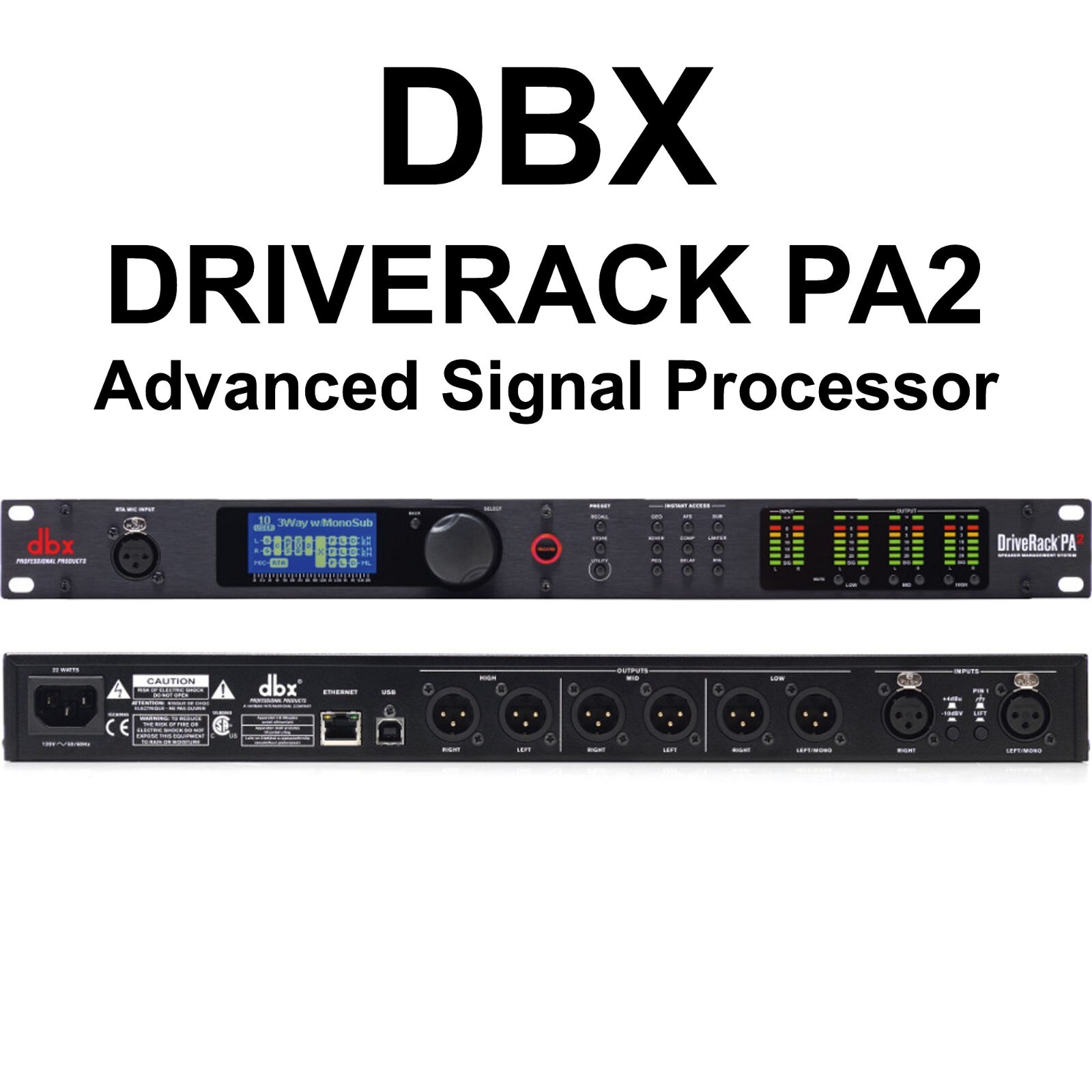 [最終値下げ] 国内正規品DriveRack PA2 dbx測定マイク付き完動品 $_57.JPG?set_id=880000500F