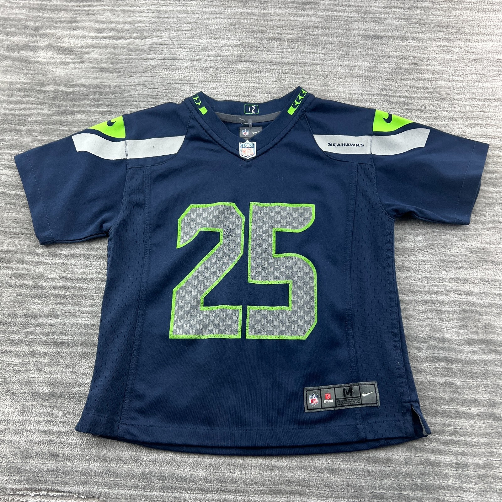 【大幅値下げ】NFL公式NIKEシアトルシーホークス リチャードシャーマン 25 NFL Seattle Seahawks Richard Sherman #25 Nike On Field 12th