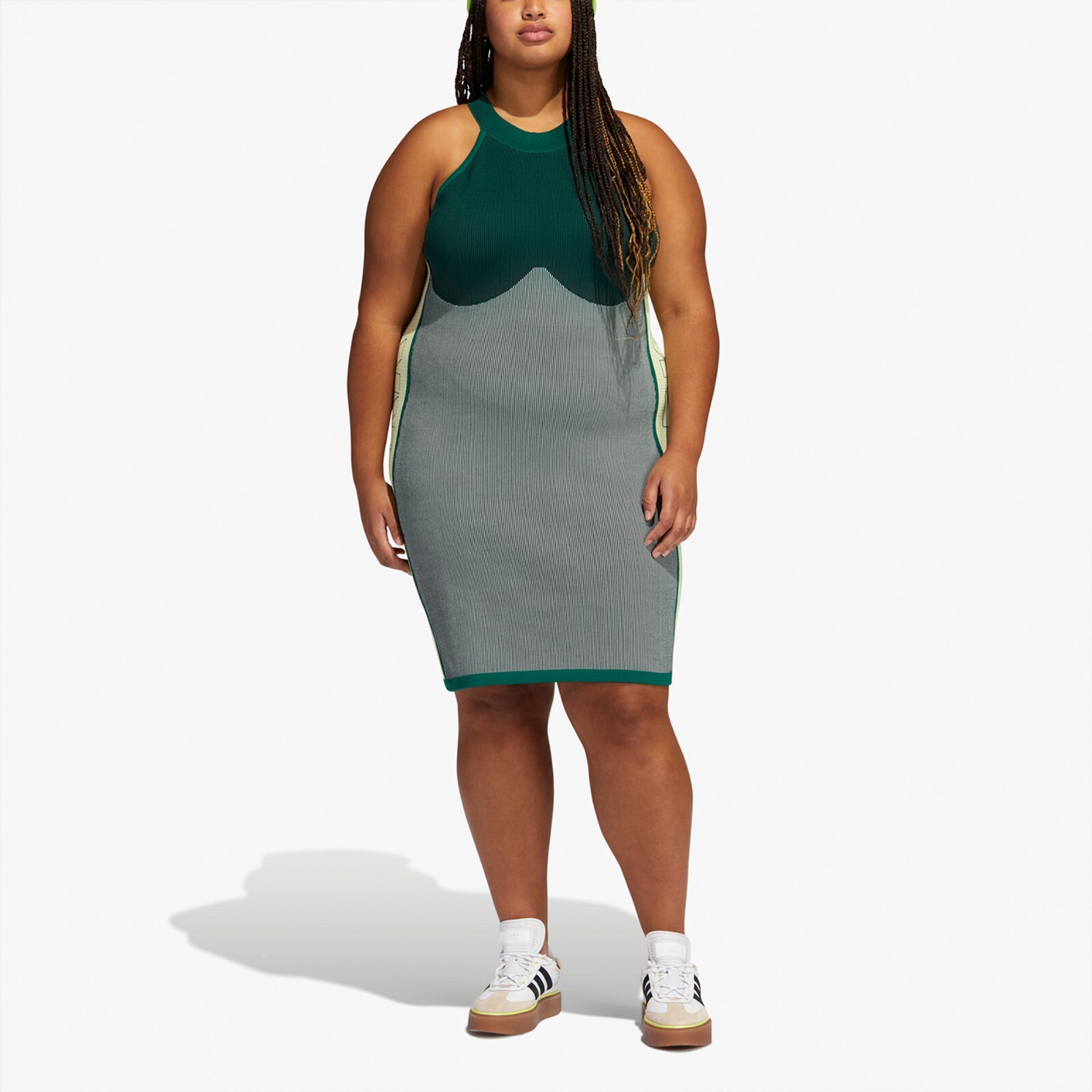 Ivyさん専用.5 Great Adidas x Ivy Park Knit Logo Bodycon Dress Green GV3970