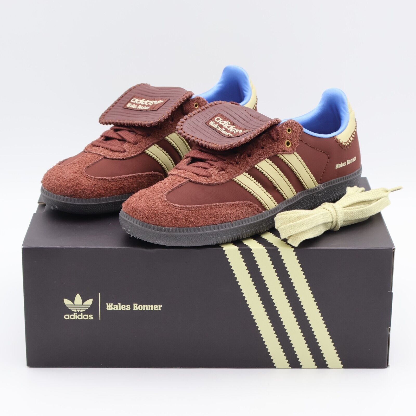IE0579 Wales Bonner adidas Samba Nylon Low Dark Brown Cream IE0579 Wales Bonner adidas Samba Nylon Low Dark Brown Cream