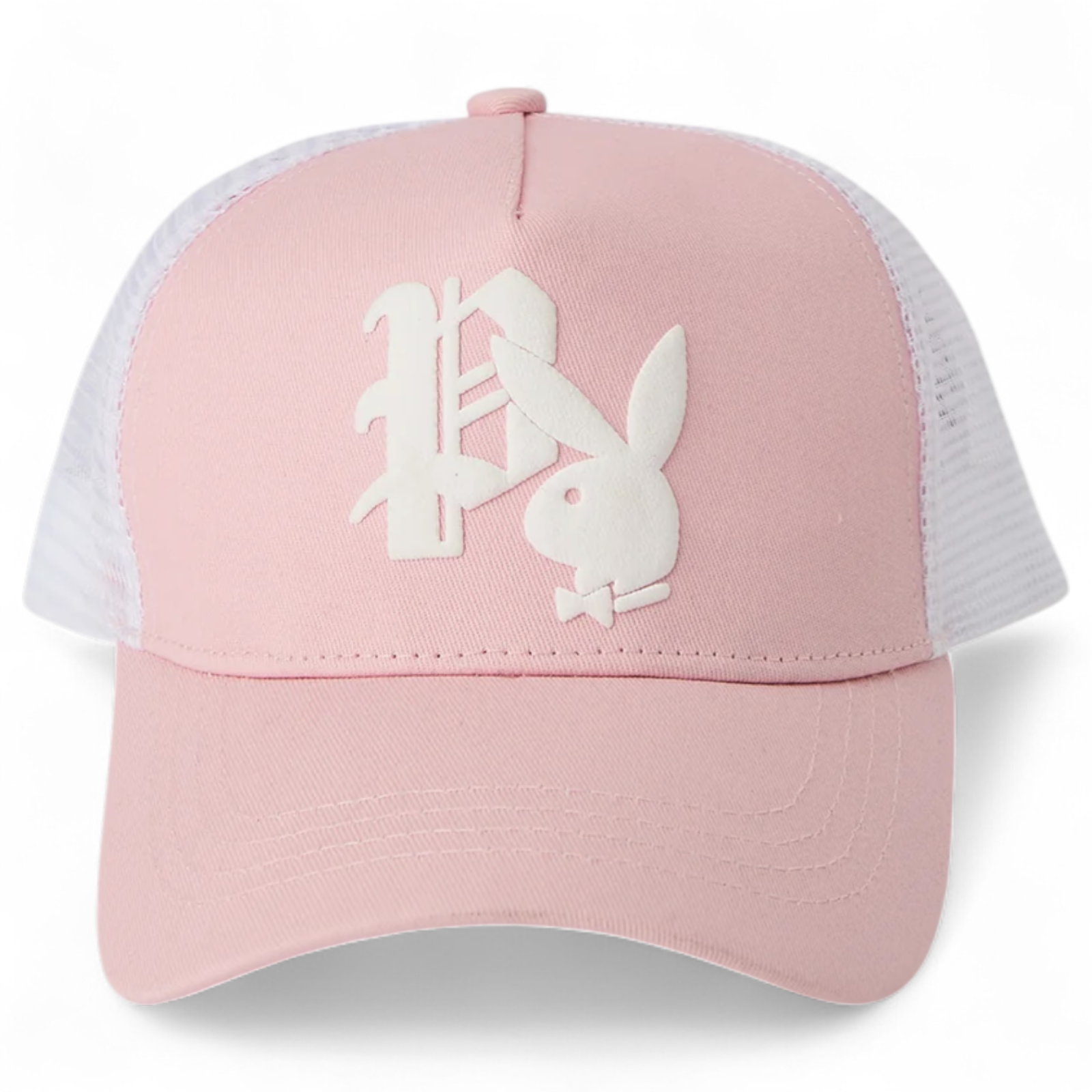 Playboy Bunny Puff Print Trucker Hat Cap