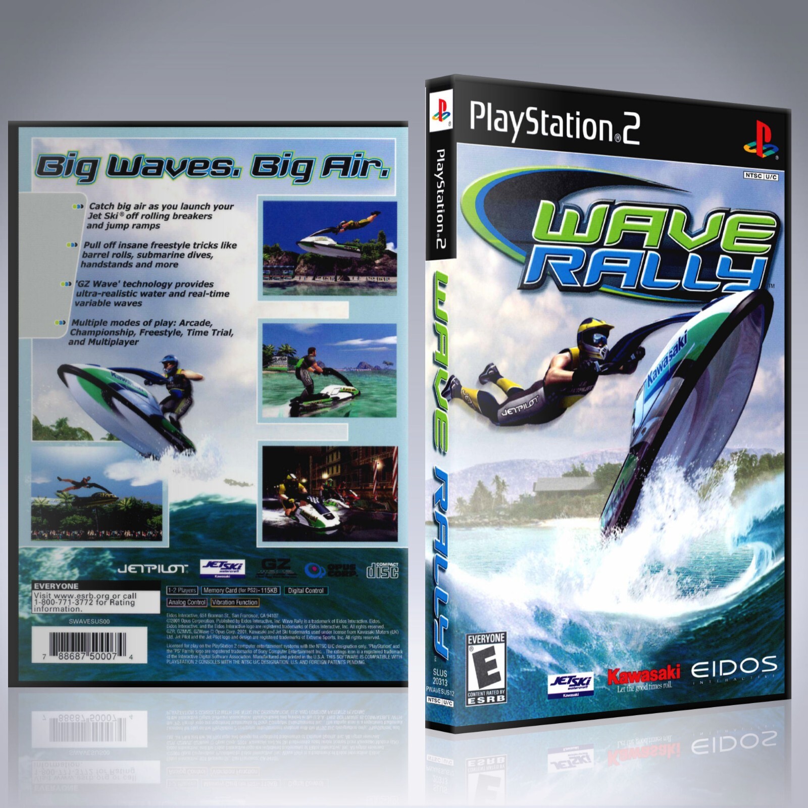 PlayStation2 - PS2★WAVE RALLY 海外版 北米版★箱付・説明書付・ソフト付 PlayStation2 - PS2☆WAVE RALLY 海外版 北米版☆箱付・説明書付