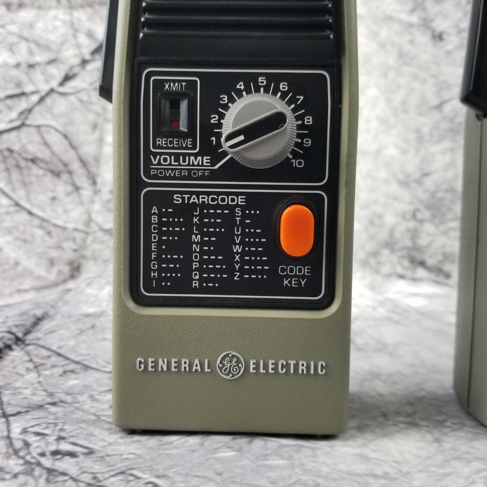 Vintage General Electric Portable Walkie Talkie Radios Morse Code Model 3 5954A
