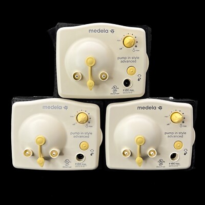 Motors Only | Lot of 3 Medela Pump in Style Advanced Electric Breast Pumps 9 VDC