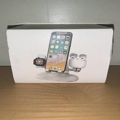 Multi-function Apple Charging Stand for Apple Watch/ iPhone/ iPad