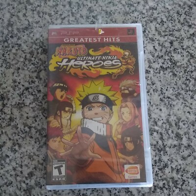 Naruto: Ultimate Ninja Heroes (Sony PSP 2007) FACTORY SEALED! RARE!