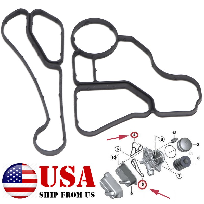 W/ Cooler Housing Gasket Seal Kit