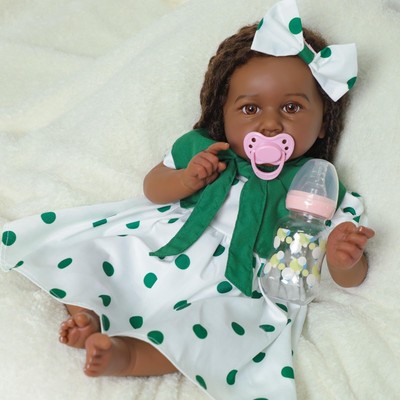 COSYOVE Reborn Baby Dolls Black Girl -Saskia, 23 Inches Realistic Baby Dolls ...