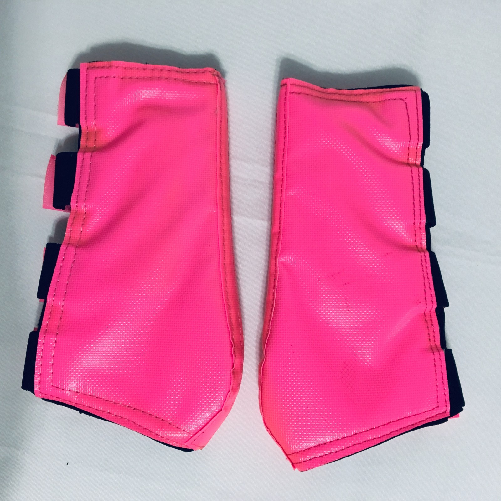 Bar F Lighted Pink Galloping Boots Size Medium Front Leg Wrap Bling 745LB Horse