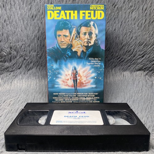 Death Feud VHS 1989 South Gate Sleaze Action Frank Stallone
