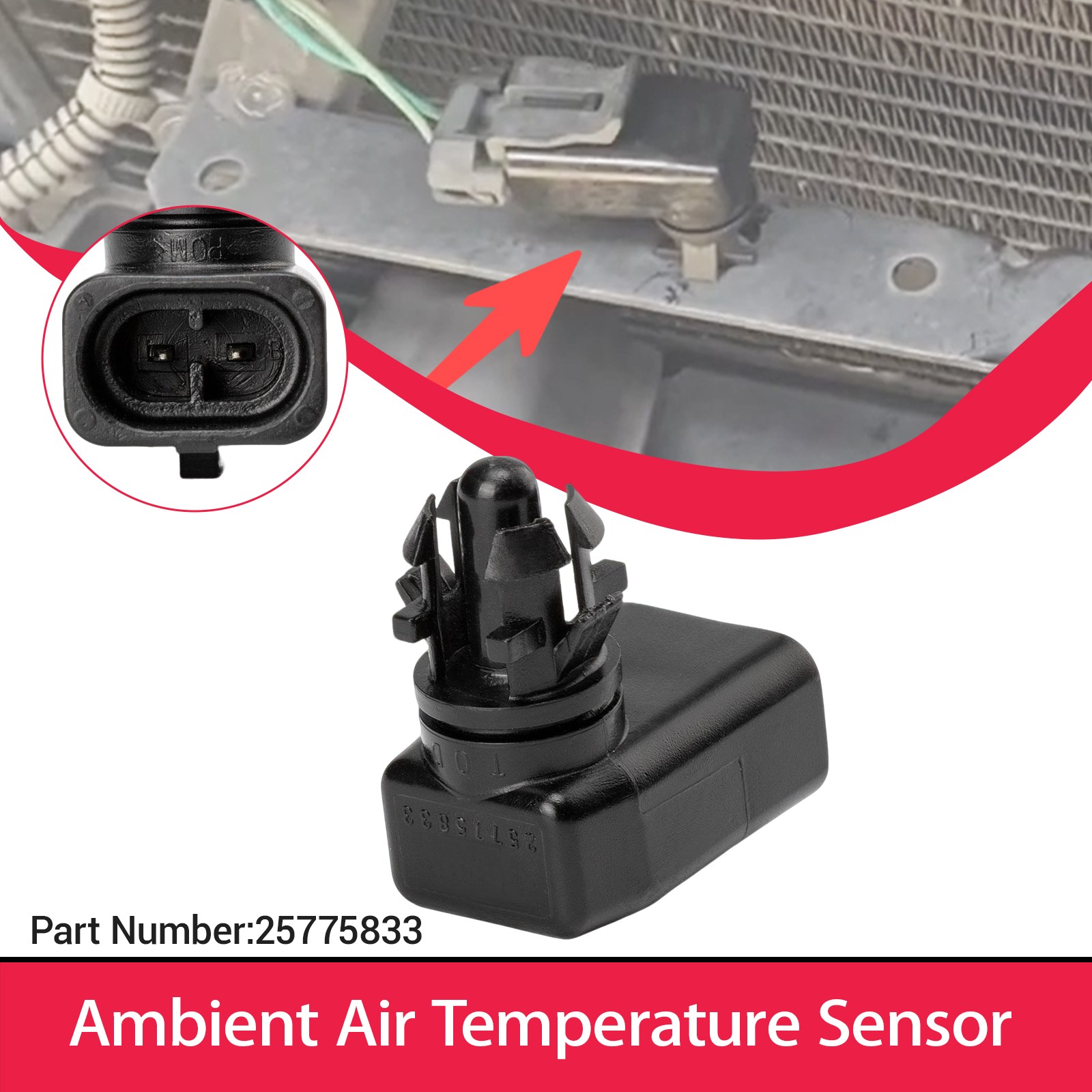 Outside Air Tempature Temp Sensor Ambient Temperature Sender For