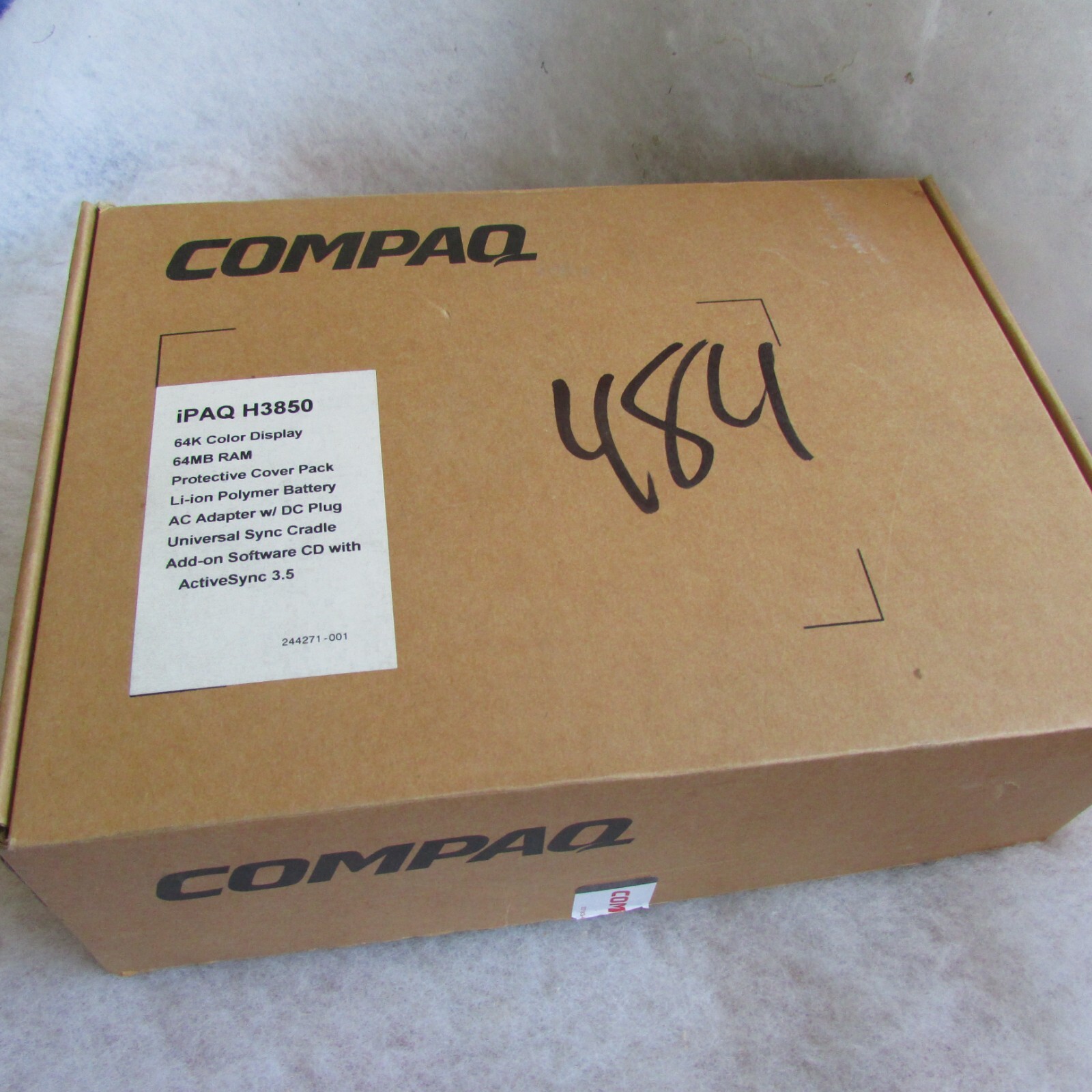 Compaq iPaq H3850 PDA 64k Color 64mb RAM NICE BUT UNTESTED NO 