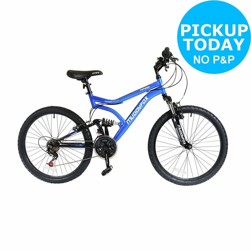 muddyfox phoenix 24 inch dual suspension bike