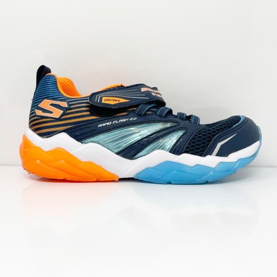 

Кроссовки Skechers Boys Rapid Flash 2.0 90725L синие кроссовки размер 2, Синий, Rapid Flash 2.0