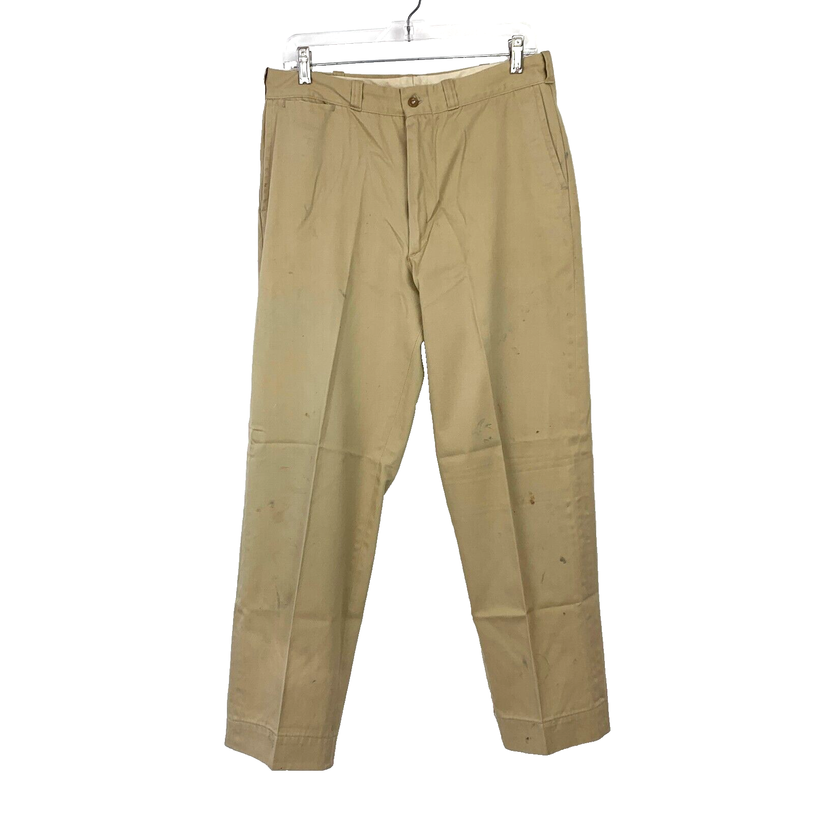 WTAPS Double Taps Khaki Trousers Men's M Cotton Elastane