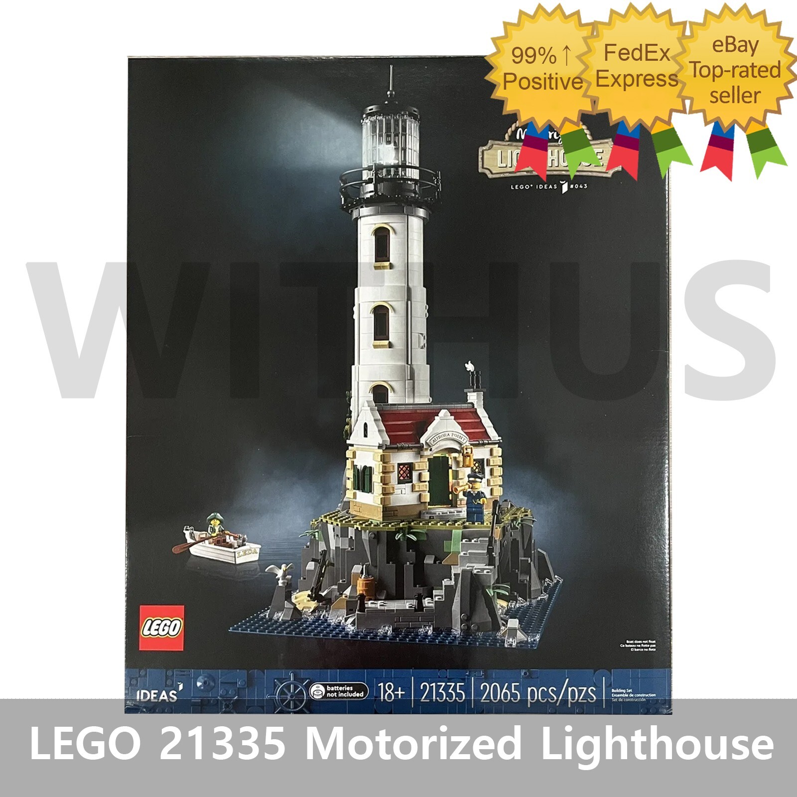LEGO Ideas 21335 Motorized Lighthouse 2065 Pieces / Brand New 