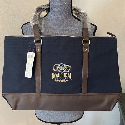 Disney Cruise Line DCL Disney Wish Inaugural Sailing Embroidered Tote Bag New