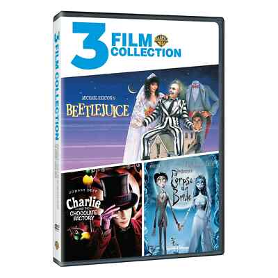 3 Film Collection: Beetlejuice / Charlie & Chocolate / Corpse Bride (DVD)