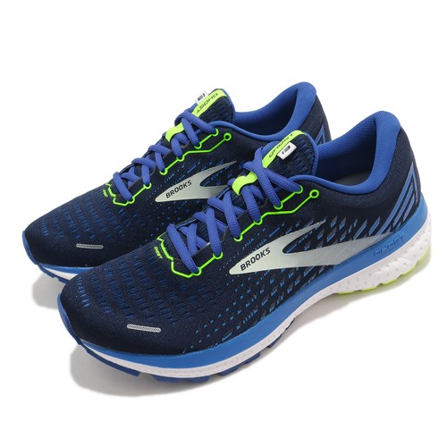 

Мужские шоссейные кроссовки Brooks Ghost 13 Navy White с нейтральной амортизацией 1103481D474, Синий, Ghost 13