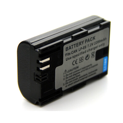 Battery / Charger For LP-E6 N Canon EOS 5D Mark II III IV 5DS 6D 7D 70D 80D 90D