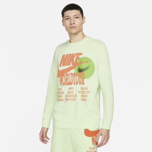 

[DA0629-383] Мужская рубашка с длинным рукавом Nike Sportswear World Tour, Зеленый