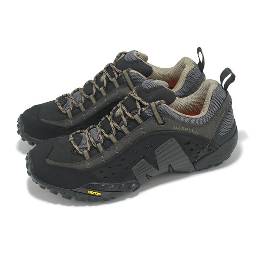 Merrell Intercept Vibram Smooth Black Men Urban Outdoor Casual Shoes J73703