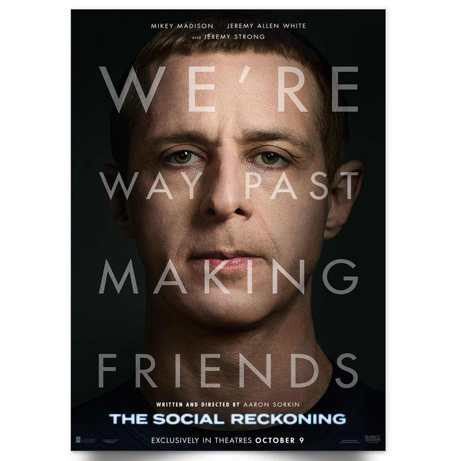 The Social Reckoning Teaser Poster Movie 2026 Film Print A5 A4 A3 A2 A1