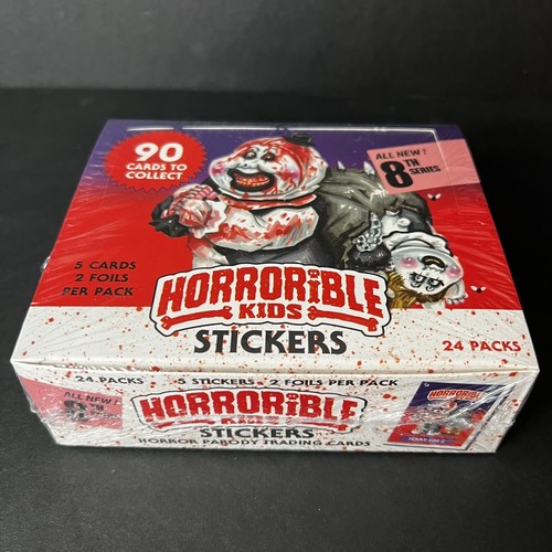 【当時物 未開封】GARBAGE PAIL KIDS (3D 壁掛け 全12種） Garbage Pail kids Horrorible Kids Box 8th Series 24 Pack