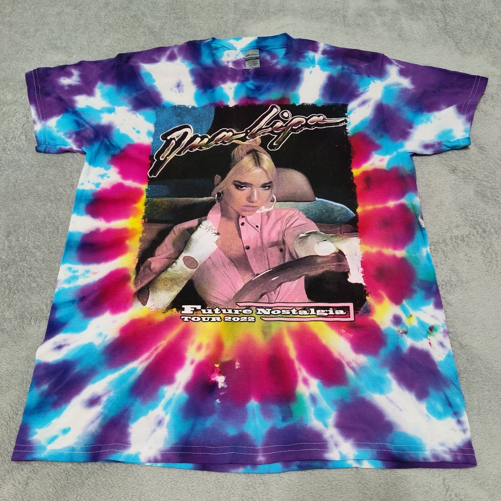 DuaLipa デュアリパ Future Nostalgia Tour Tシャツ Dua Lipa Future Nostalgia Tour 2022 Shirt, Dua Lipa Future