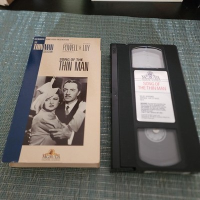 Song of the Thin Man VHS William Powell Myrna Loy MGM Classic Mystery Tested
